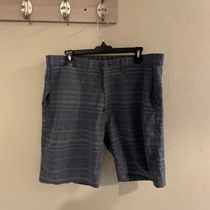 Mens Burnside Grey/Blue Shorts